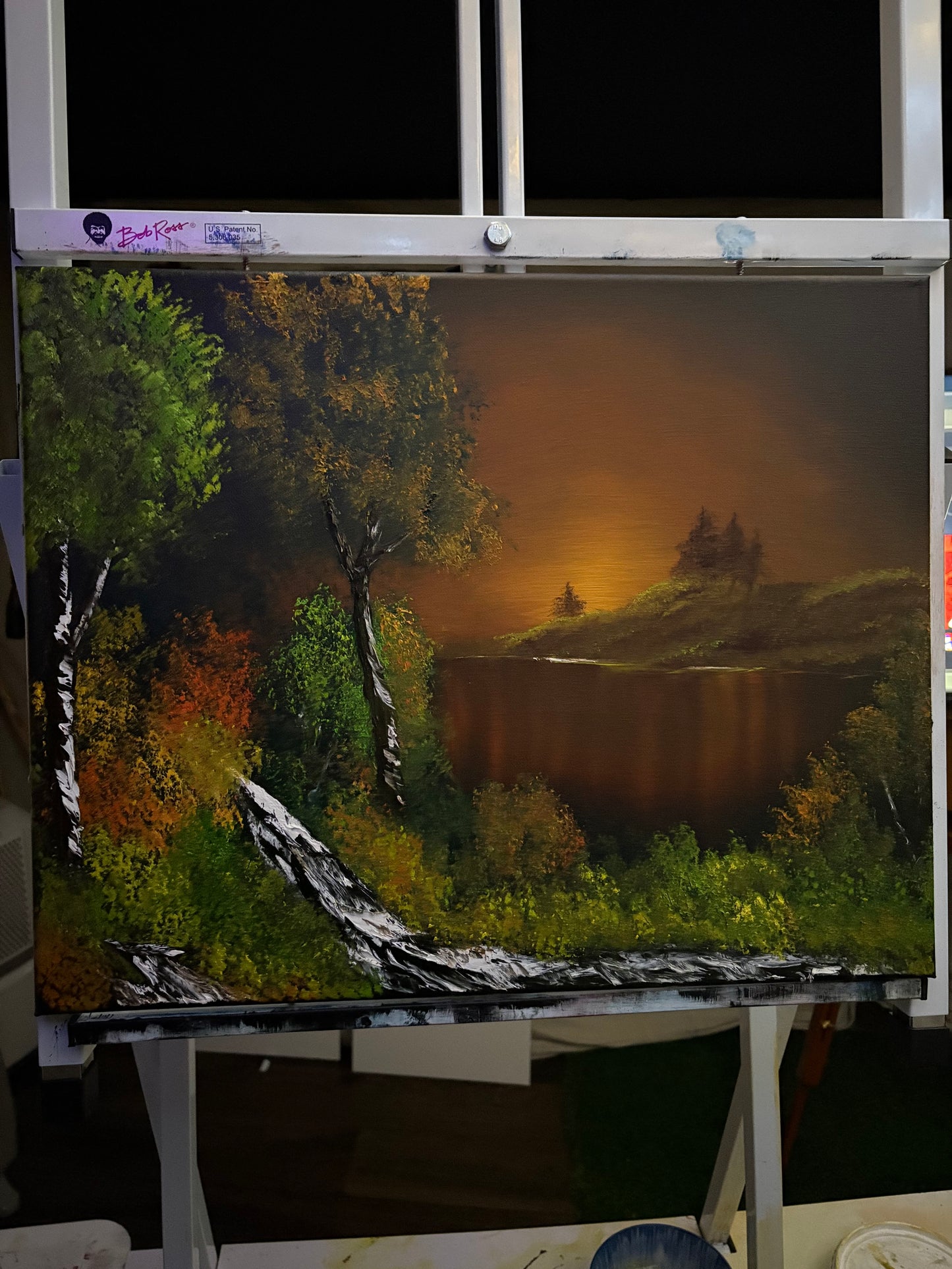 Ebony Sunset — Original Oil Painting (16x20)