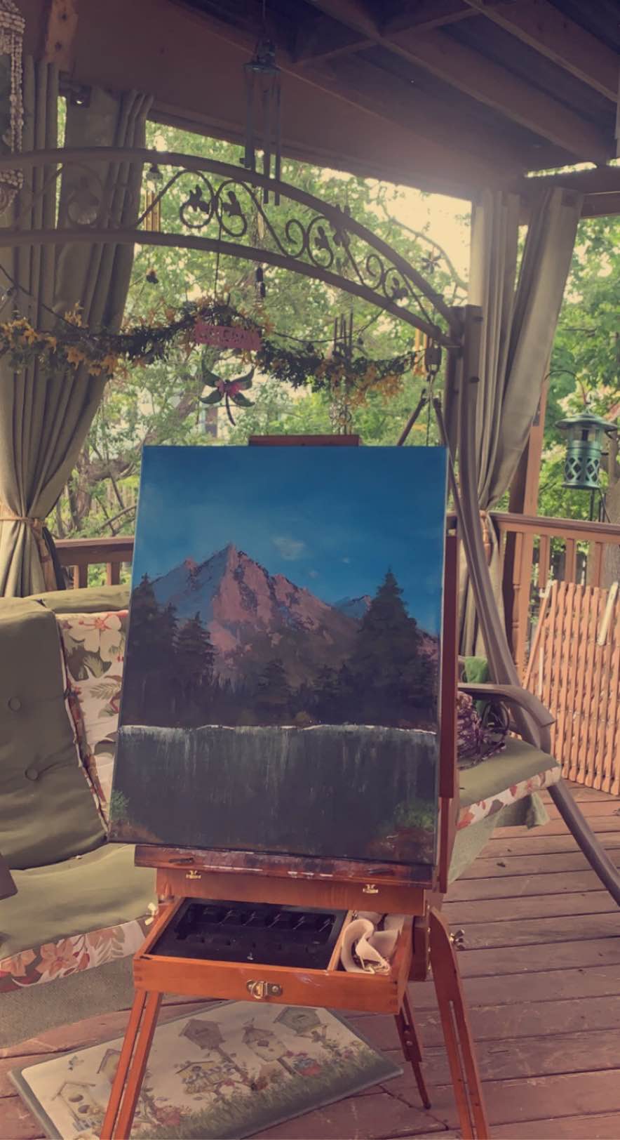 Whispering Falls — Original Acrylic on Canvas (16x20)