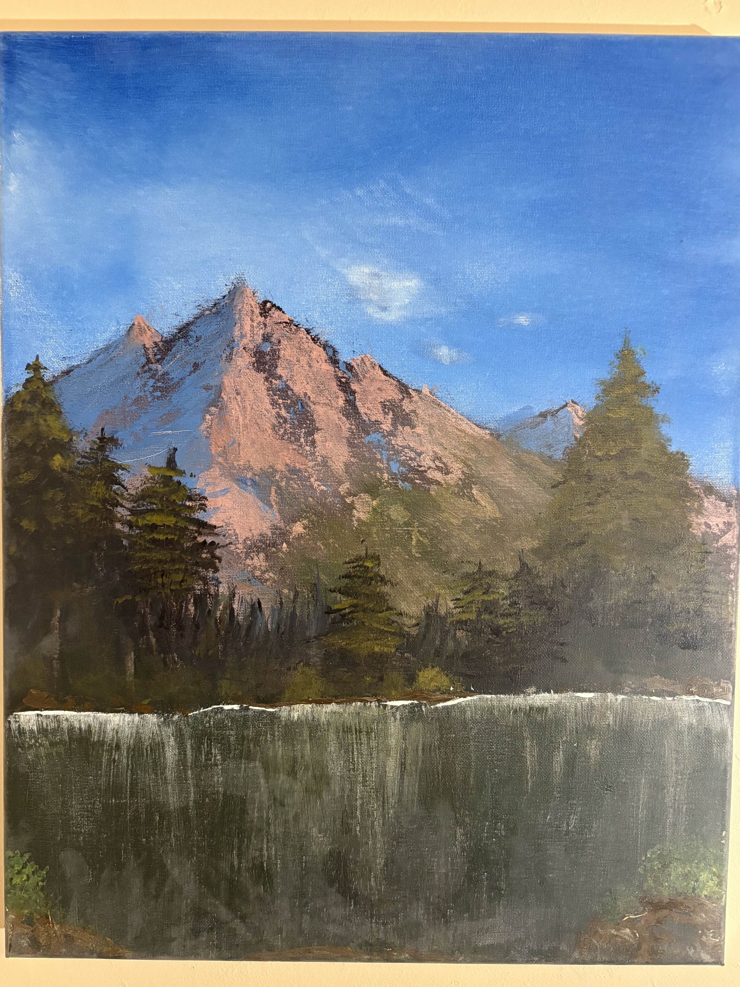 Whispering Falls — Original Acrylic on Canvas (16x20)