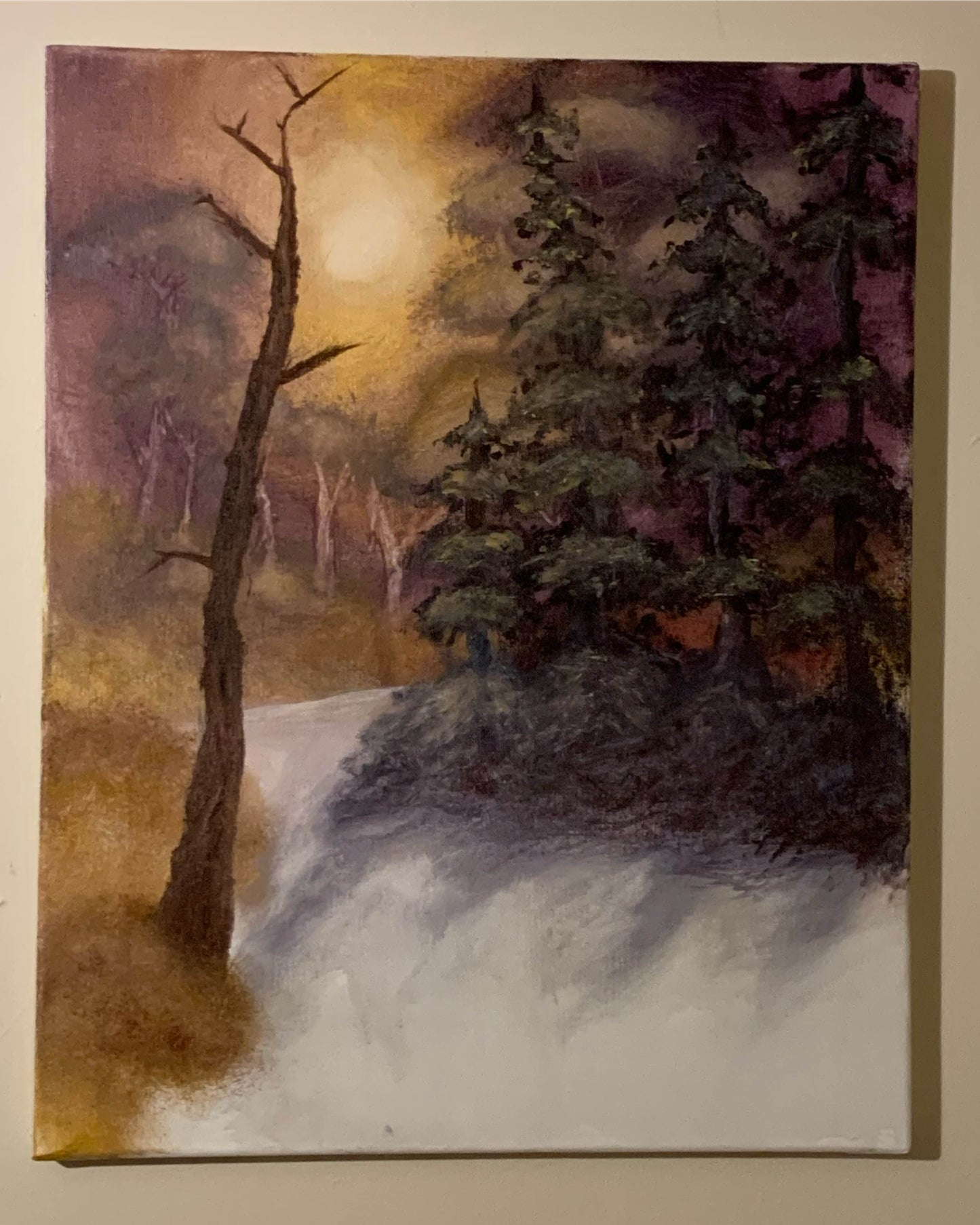 Winter Solitude — Original Acrylic on Canvas (16x20)