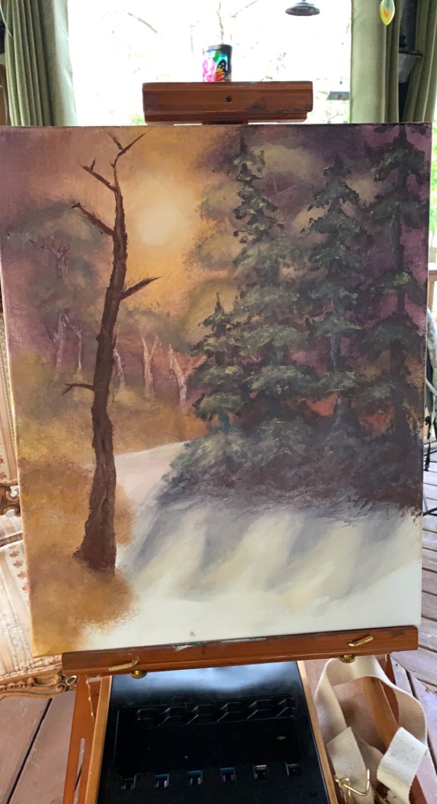 Winter Solitude — Original Acrylic on Canvas (16x20)