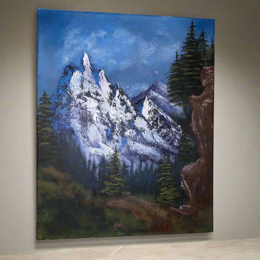 Majestic Peaks — Original Acrylic on Canvas (16x20)